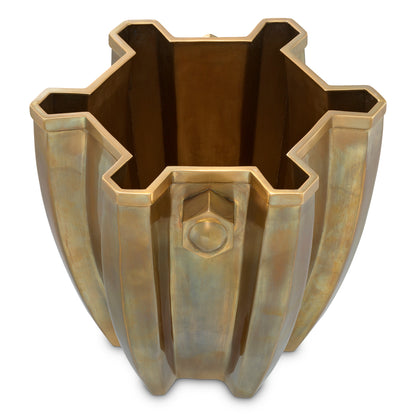 Vintage Brass Wine Cooler Napoli | Cabothousefurniture.com