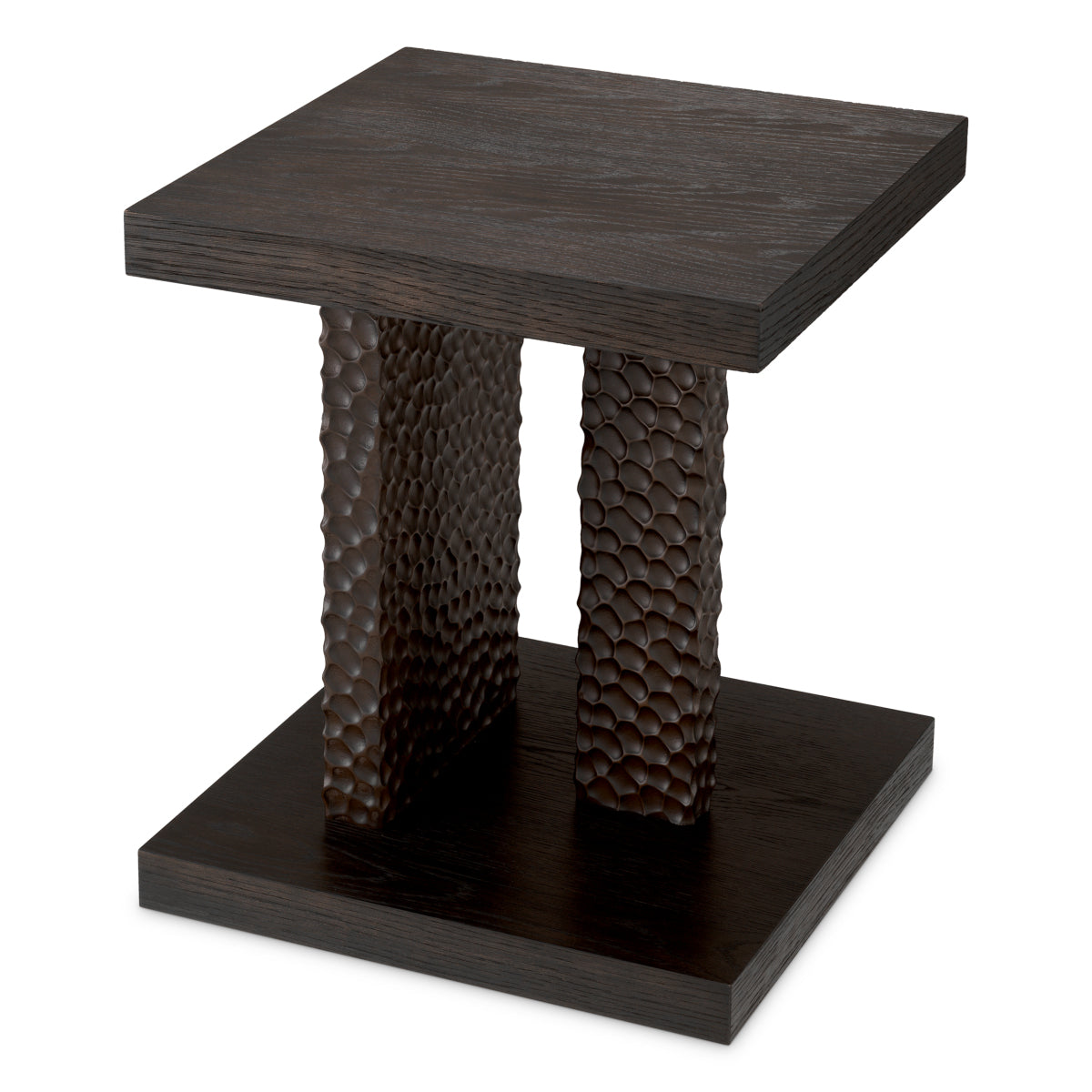 Oak Veneer Side Table Bravon | Cabothousefurniture.com