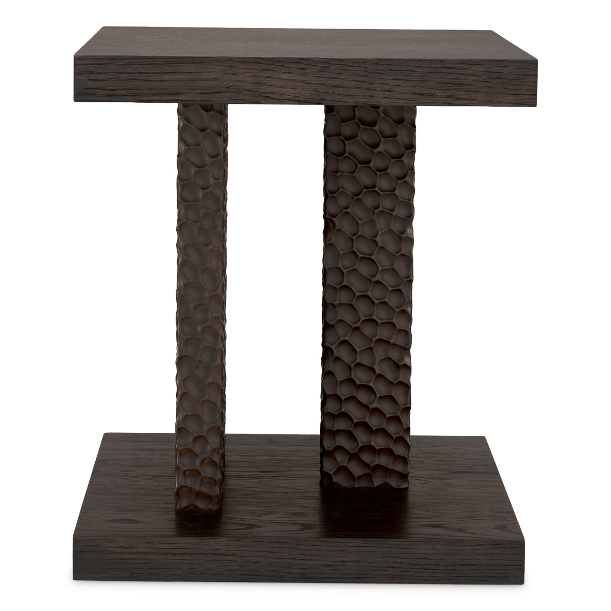 Oak Veneer Side Table Bravon | Cabothousefurniture.com