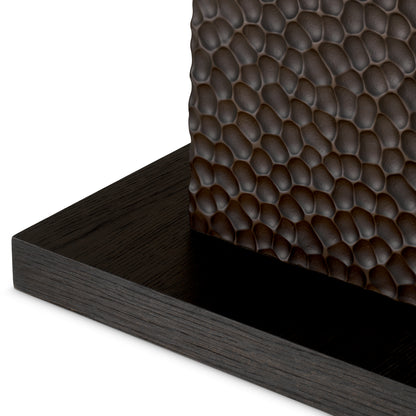 Oak Veneer Side Table Bravon | Cabothousefurniture.com