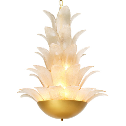 Gold Textural Chandelier Melrose | Cabothousefurniture.com