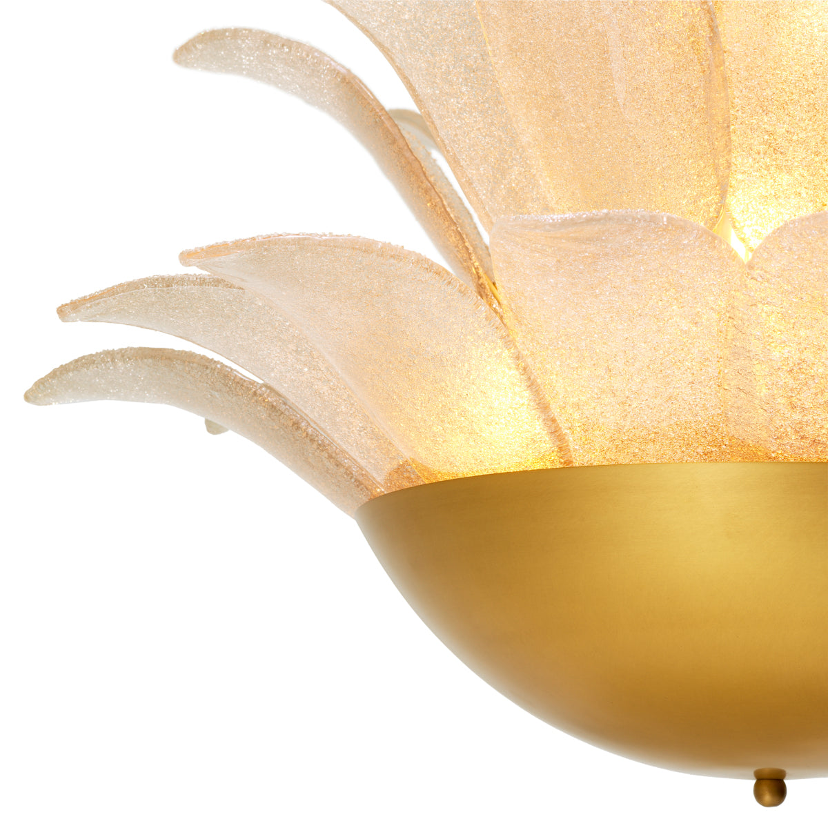 Gold Textural Chandelier Melrose | Cabothousefurniture.com
