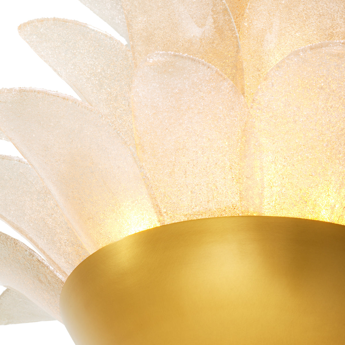 Gold Textural Chandelier Melrose | Cabothousefurniture.com