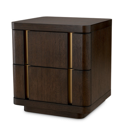 Mocha Oak Nightstand S Modesto | Cabothousefurniture.com