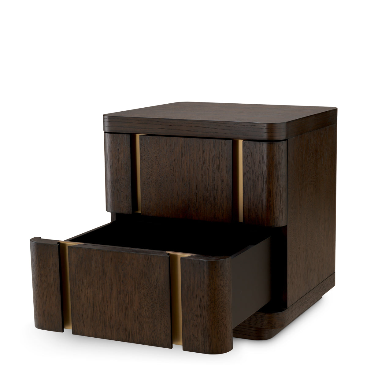 Mocha Oak Nightstand S Modesto | Cabothousefurniture.com