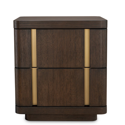 Mocha Oak Nightstand S Modesto | Cabothousefurniture.com