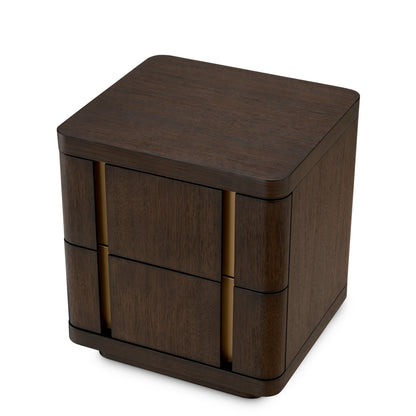 Mocha Oak Nightstand S Modesto | Cabothousefurniture.com