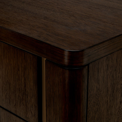 Mocha Oak Nightstand S Modesto | Cabothousefurniture.com