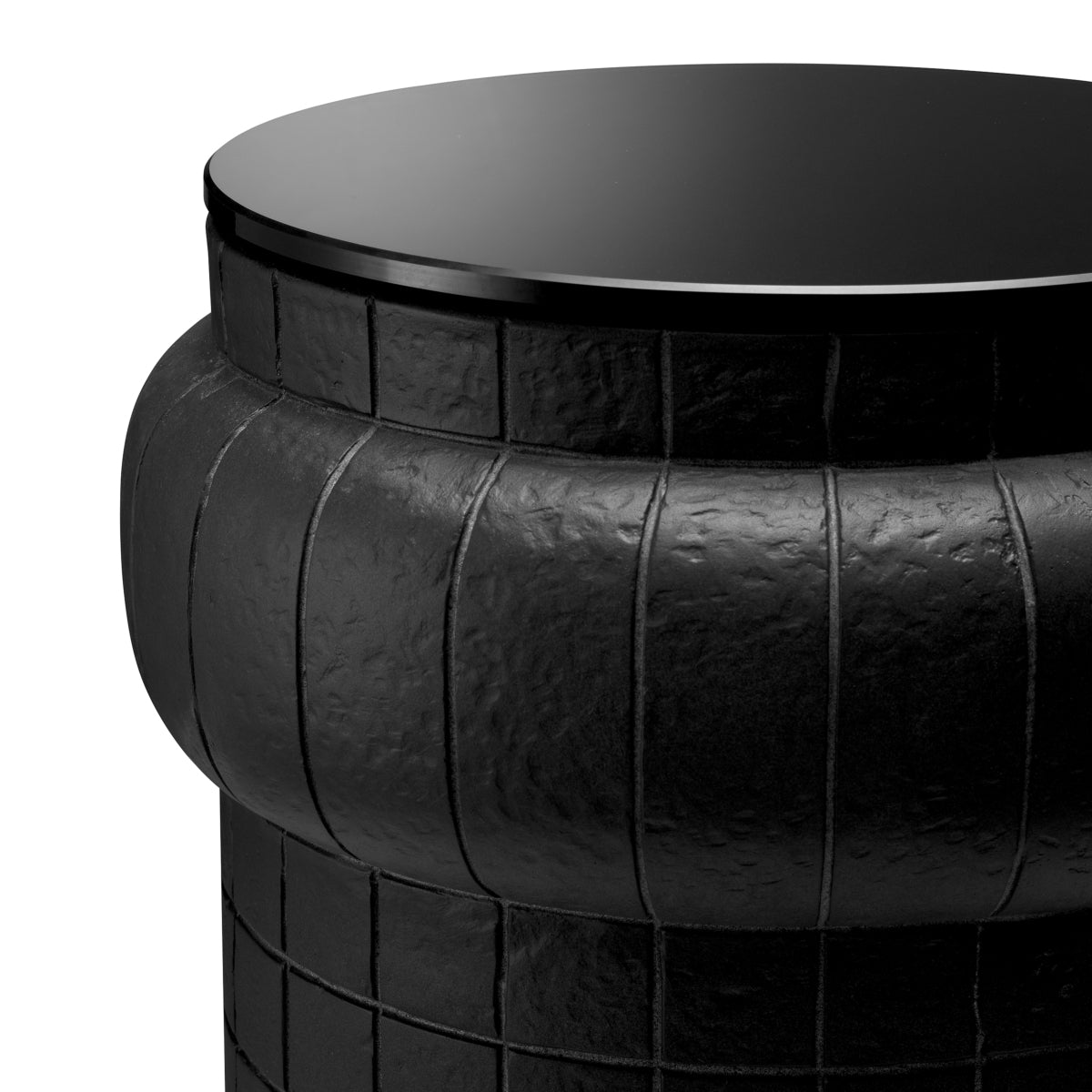 Black Finish Side Table Tortugo | Cabothousefurniture.com