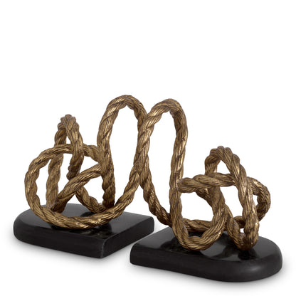 Antique Brass Bookend Corwyn (2) | Cabothousefurniture.com