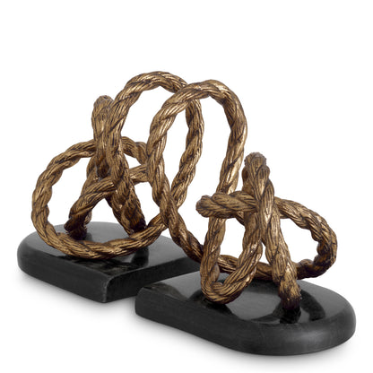 Antique Brass Bookend Corwyn (2) | Cabothousefurniture.com