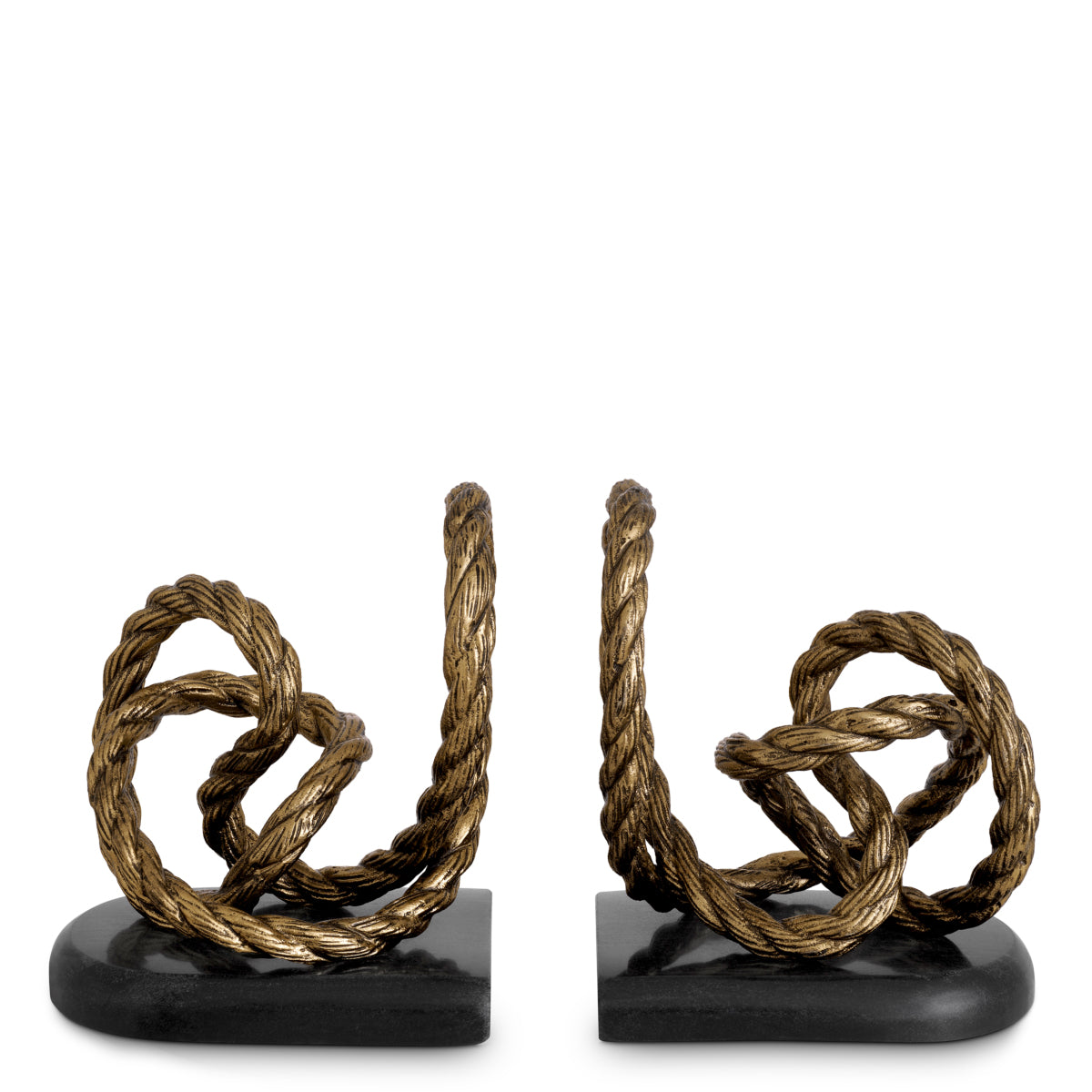 Antique Brass Bookend Corwyn (2) | Cabothousefurniture.com