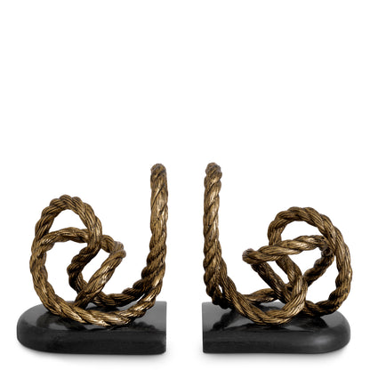 Antique Brass Bookend Corwyn (2) | Cabothousefurniture.com