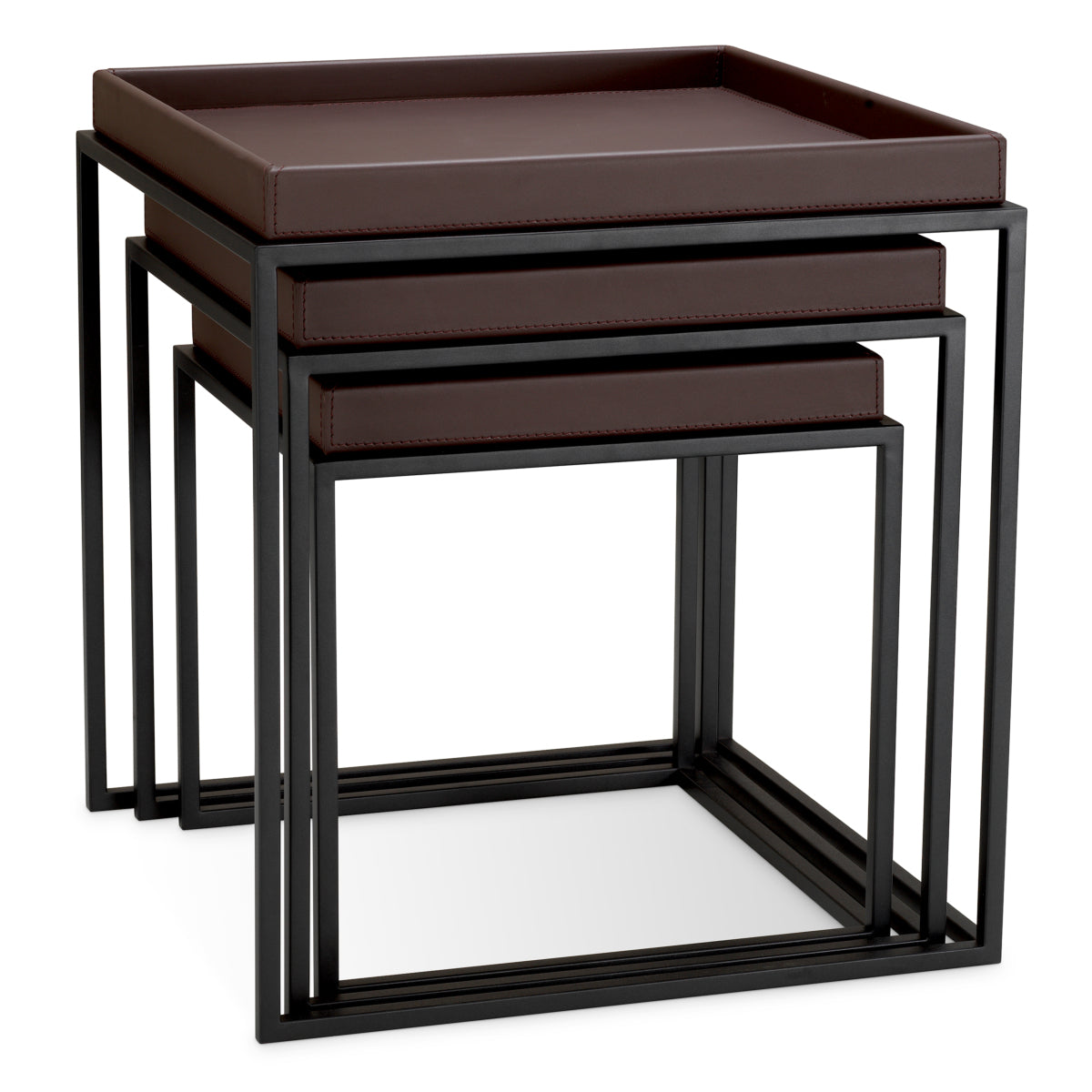 Dark Brown Side Table Léonard (3) | Cabothousefurniture.com