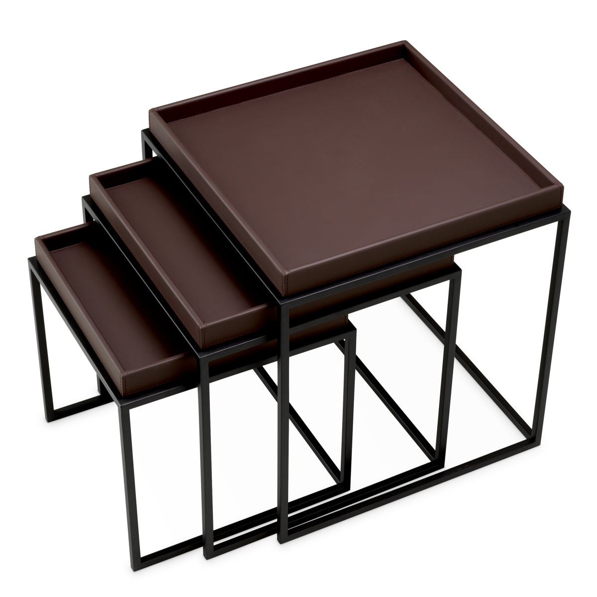 Dark Brown Side Table Léonard (3) | Cabothousefurniture.com