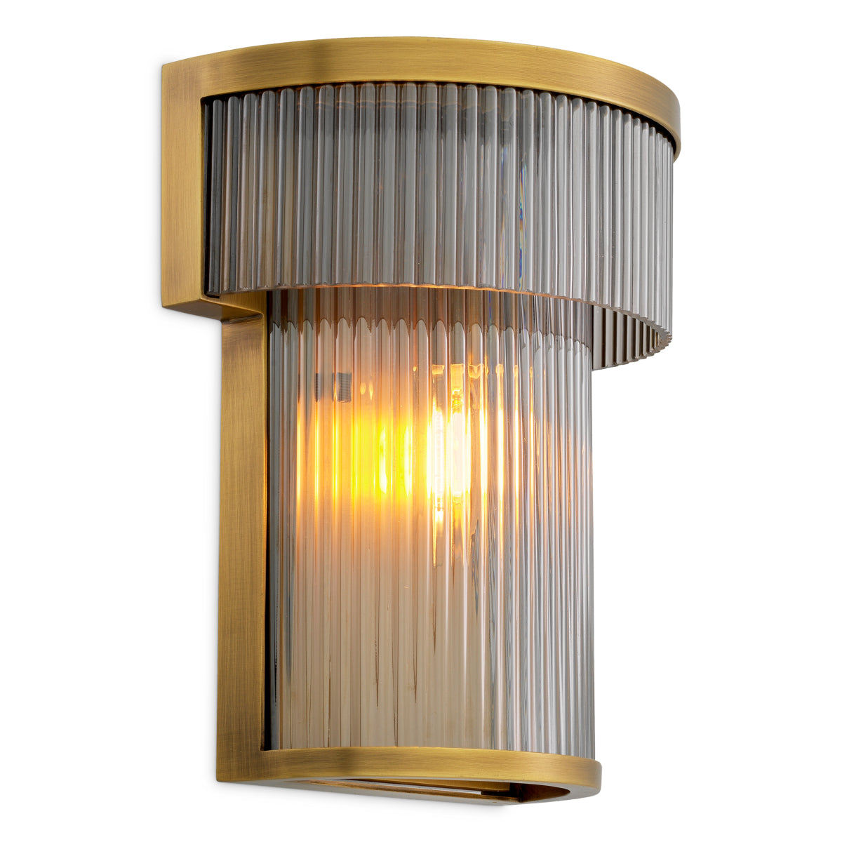 Ribbed Glass Wall Lamp Andromeda | Cabotfurniture.com