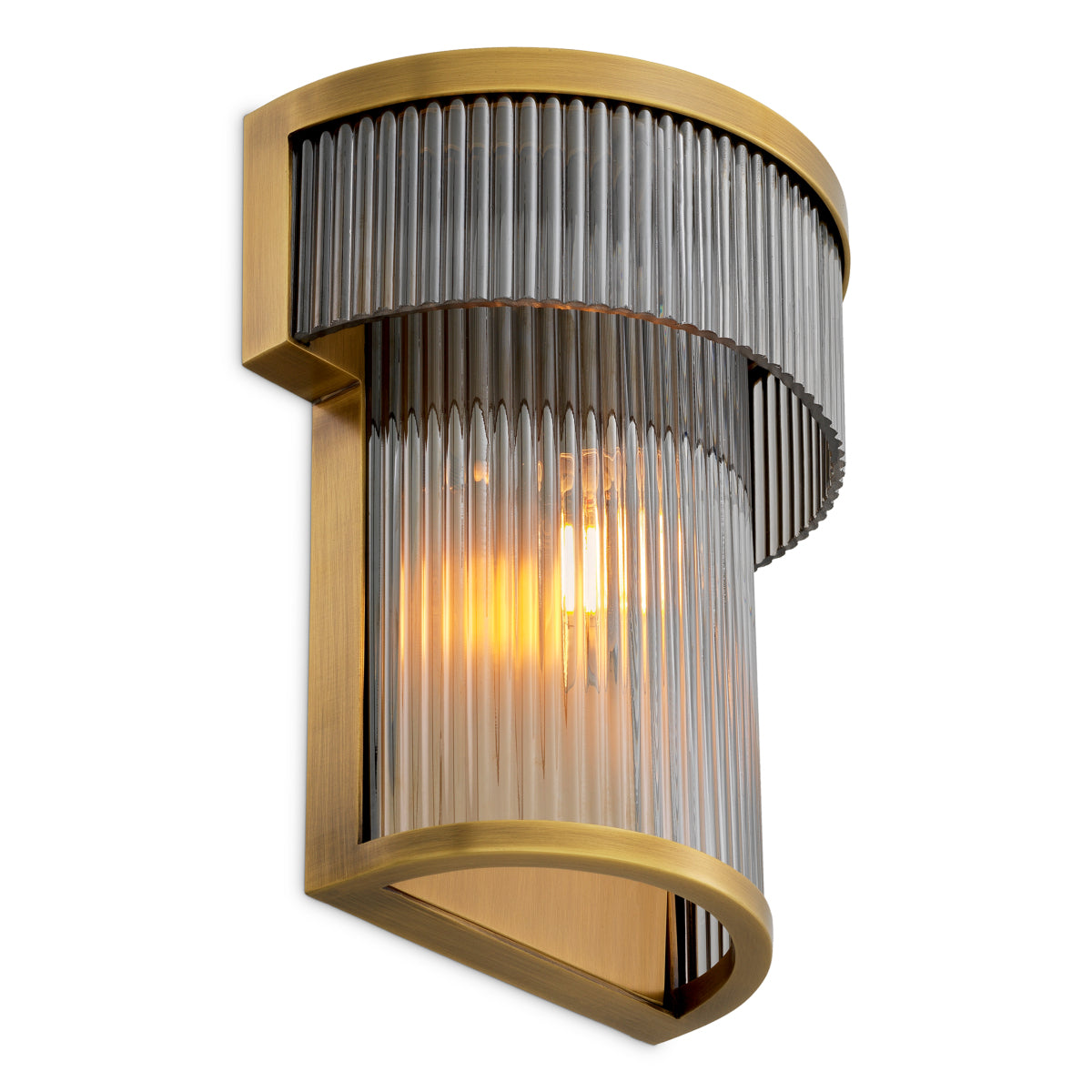 Ribbed Glass Wall Lamp Andromeda | Cabotfurniture.com