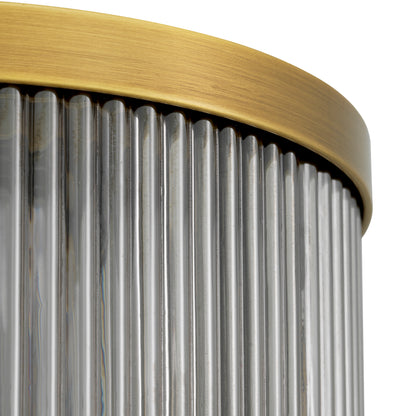 Ribbed Glass Wall Lamp Andromeda | Cabotfurniture.com