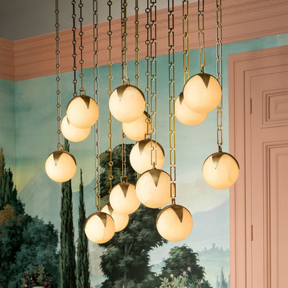 Alabaster Chandelier Alesa | Cabotfurniture.com