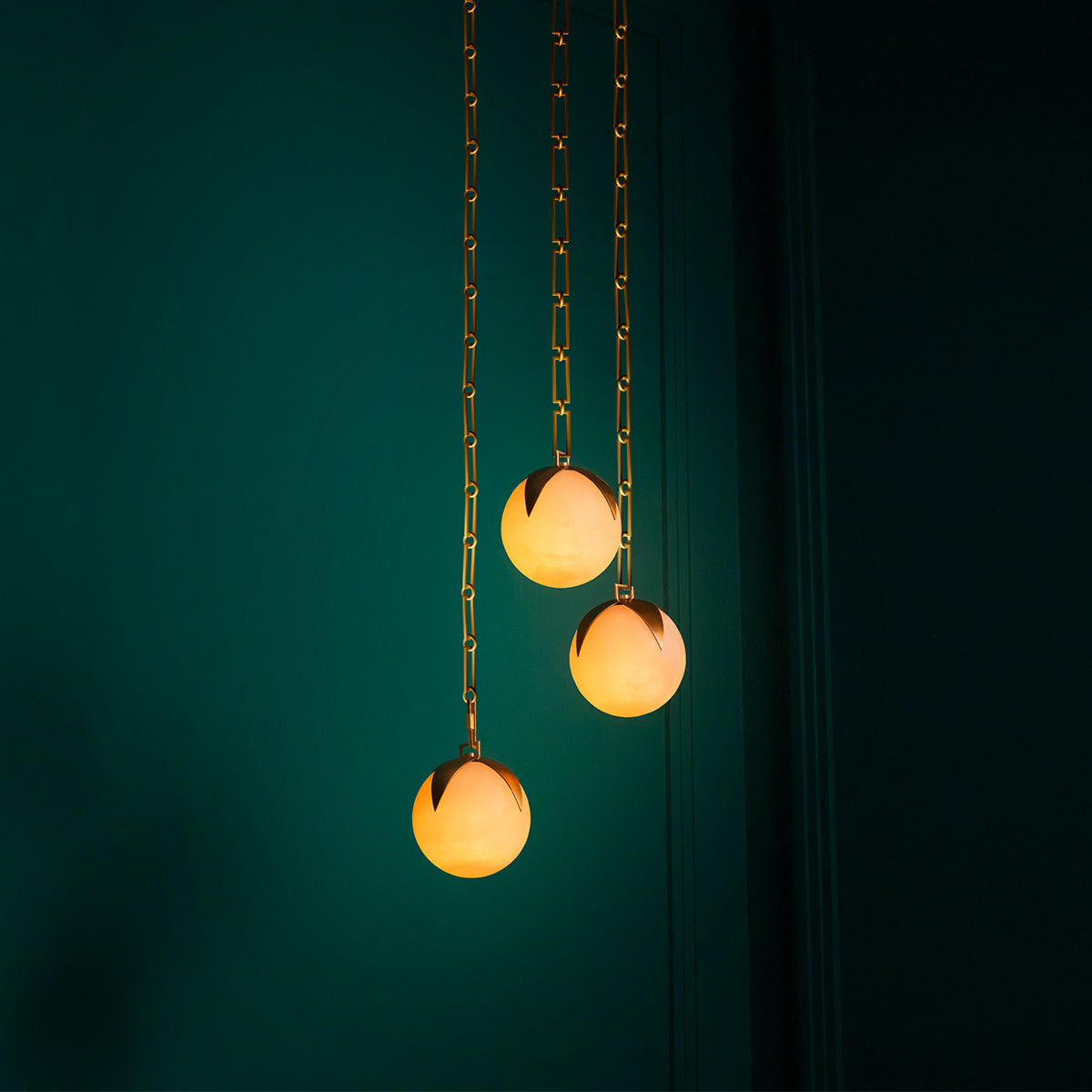 Alabaster Chandelier Alesa | Cabotfurniture.com