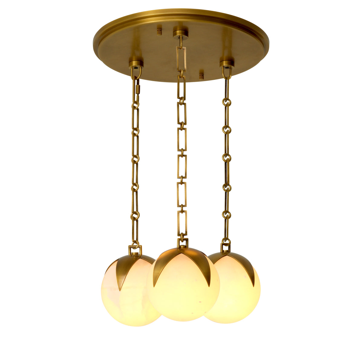 Alabaster Chandelier Alesa | Cabotfurniture.com