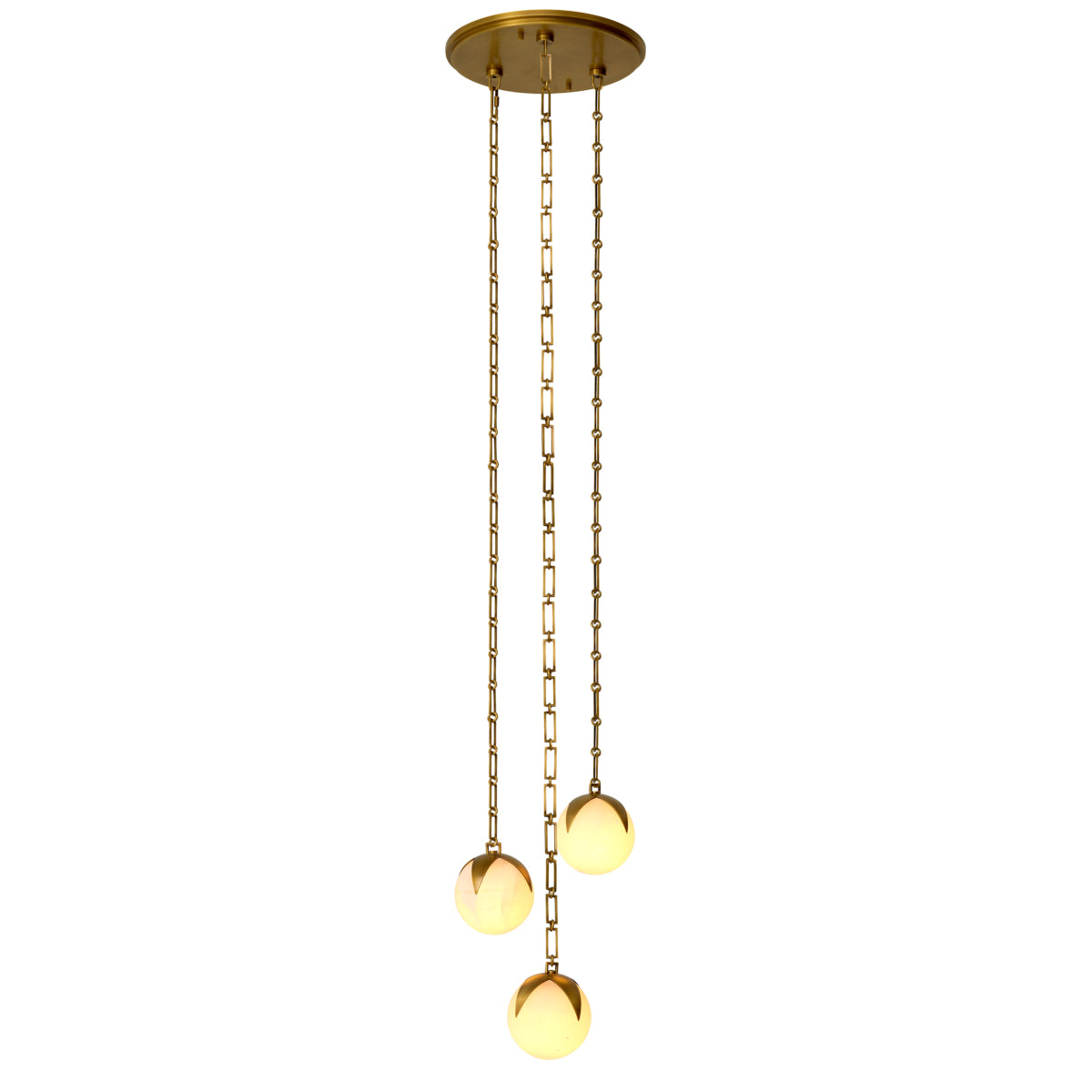 Alabaster Chandelier Alesa | Cabotfurniture.com