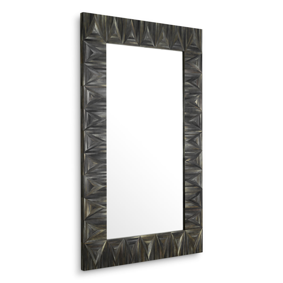 Charcoal Wood Mirror Belmont | Cabothousefurniture.com