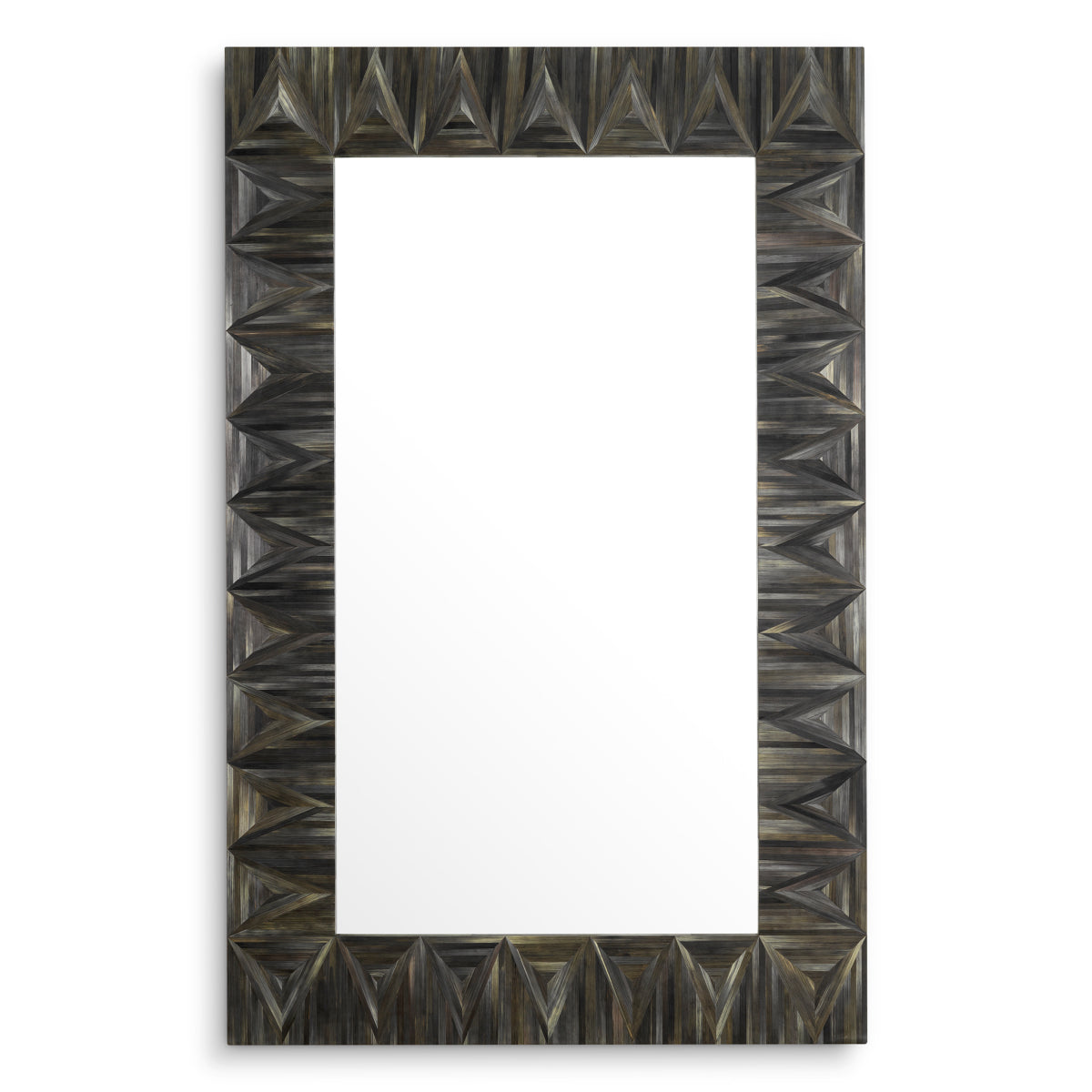 Charcoal Wood Mirror Belmont | Cabothousefurniture.com