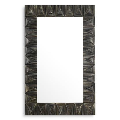 Charcoal Wood Mirror Belmont | Cabothousefurniture.com