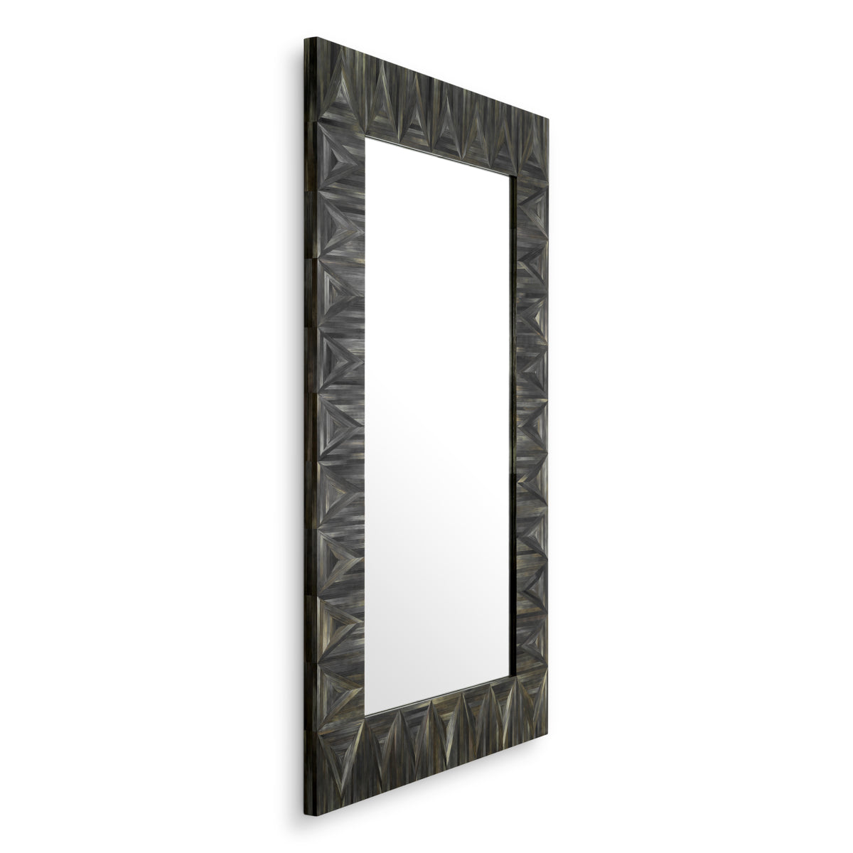 Charcoal Wood Mirror Belmont | Cabothousefurniture.com
