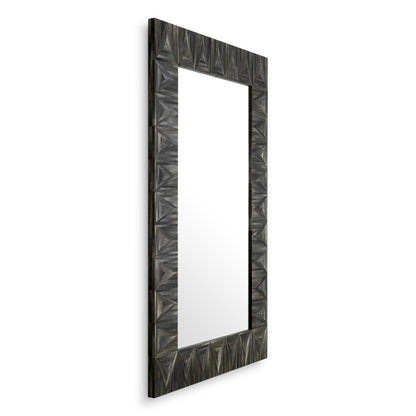 Charcoal Wood Mirror Belmont | Cabothousefurniture.com