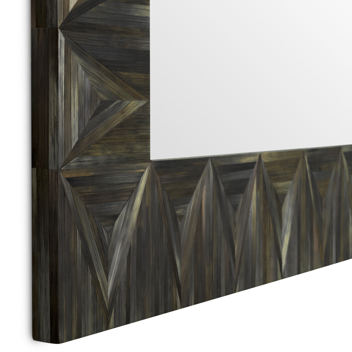 Charcoal Wood Mirror Belmont | Cabothousefurniture.com