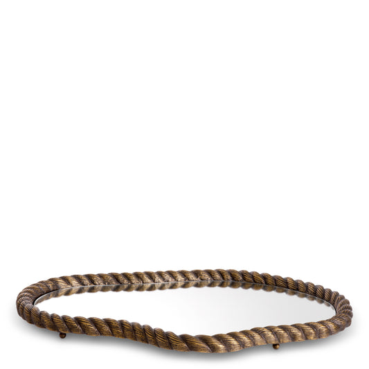 Antique Brass Tray Elvington | Cabothousefurniture.com