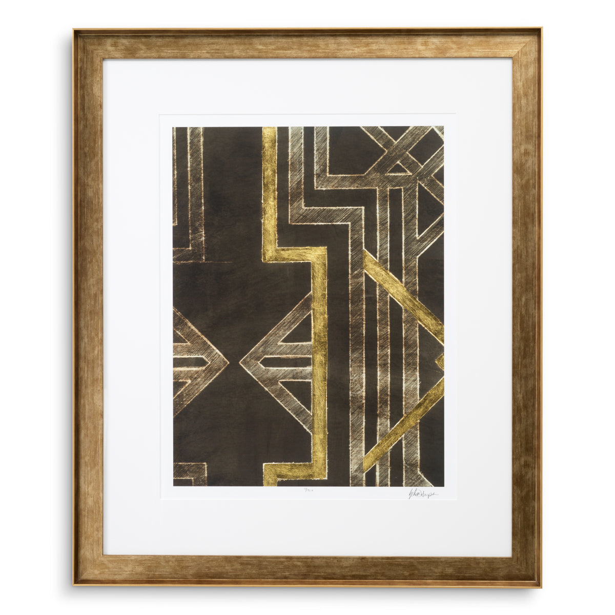 Prints (2) Trellis Pattern I Harper | Cabothousefurniture.com