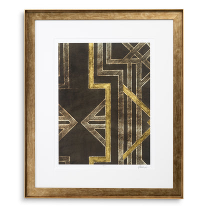 Prints (2) Trellis Pattern I Harper | Cabothousefurniture.com