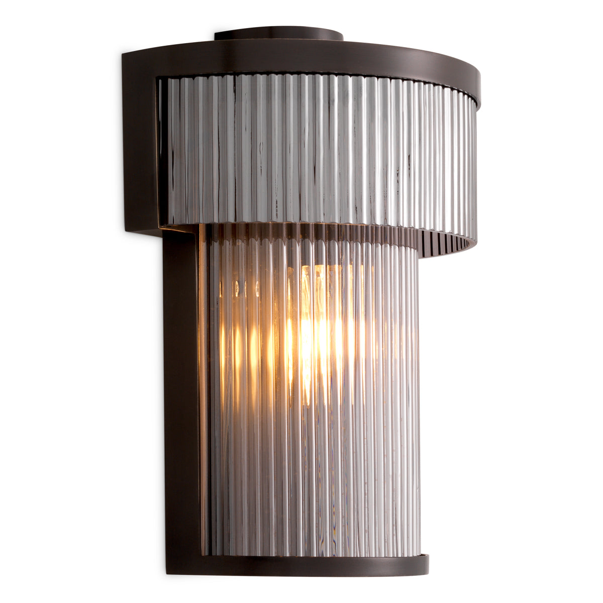 Ribbed Glass Wall Lamp Andromeda | Cabotfurniture.com