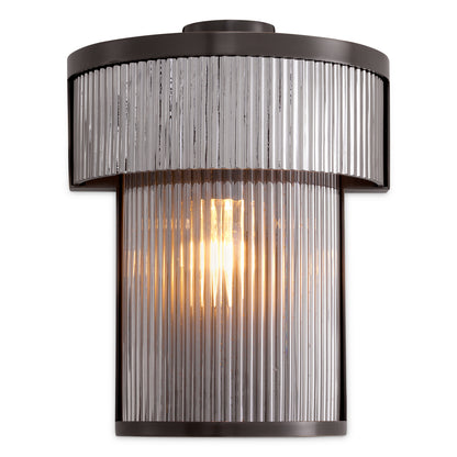 Ribbed Glass Wall Lamp Andromeda | Cabotfurniture.com