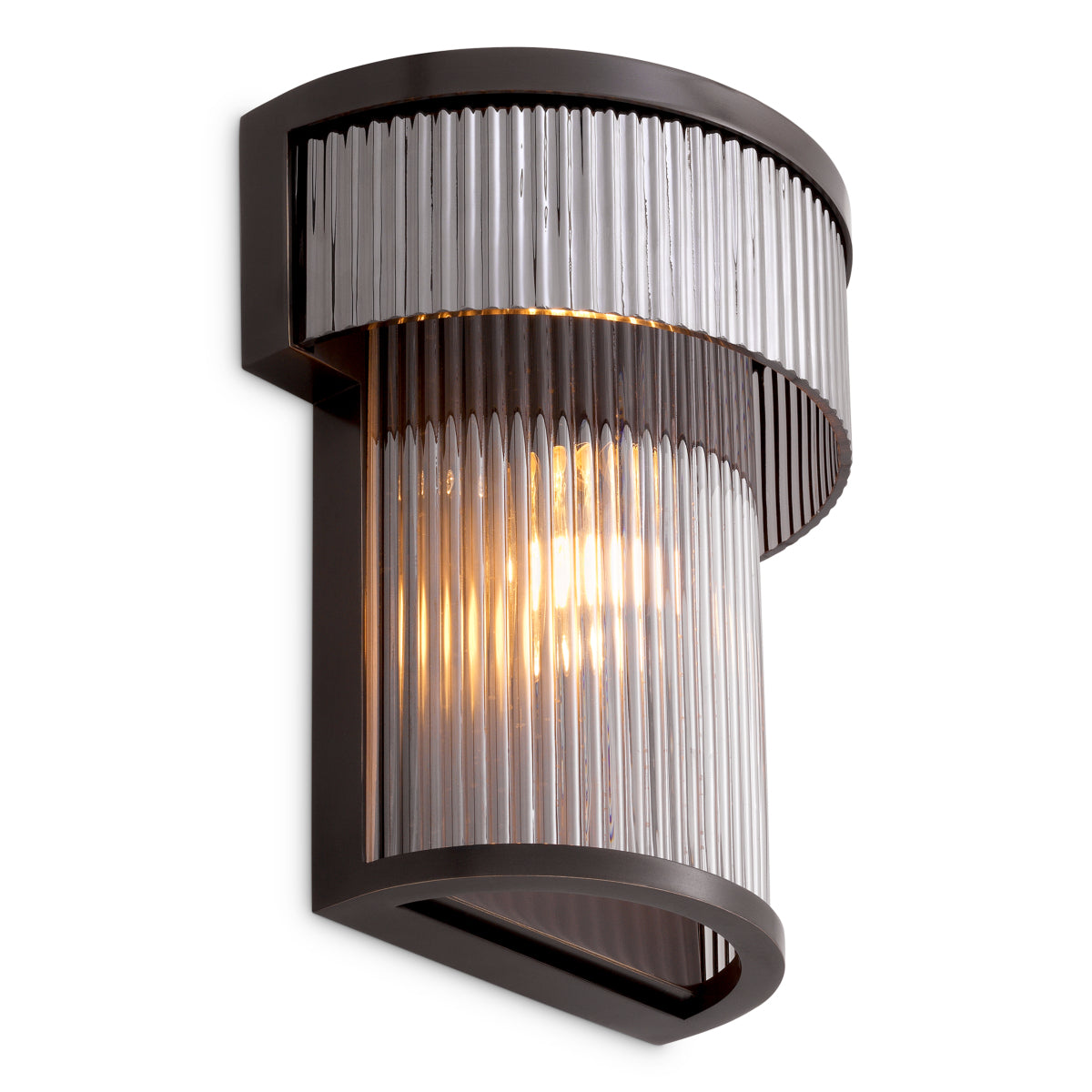 Ribbed Glass Wall Lamp Andromeda | Cabotfurniture.com
