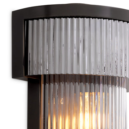 Ribbed Glass Wall Lamp Andromeda | Cabotfurniture.com