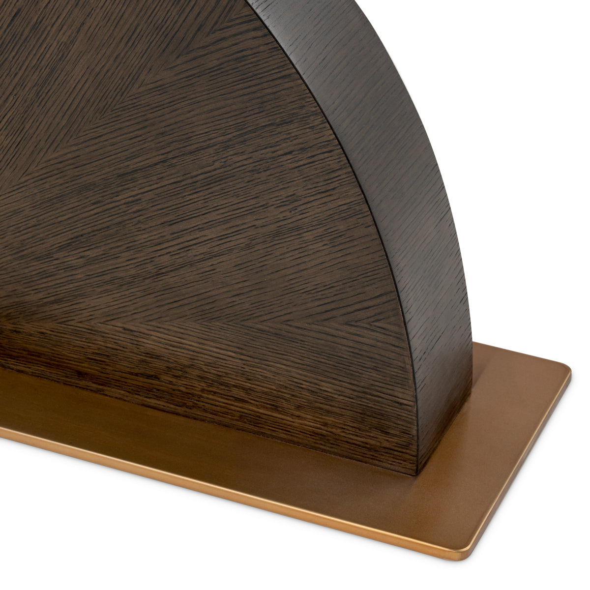 Brown Oak Console Table Spring