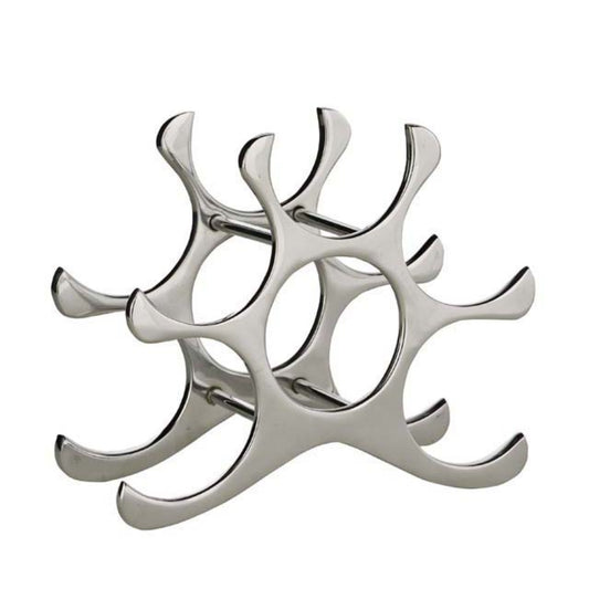 Silver Wine Rack S Alboran | Cabothousefurniture.com