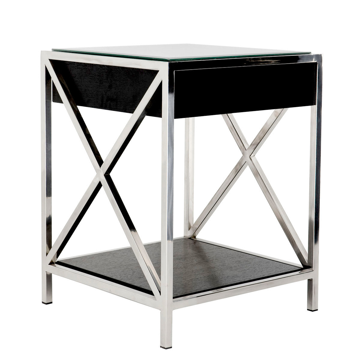 Silver Side Table Beverly Hills | Cabothousefurniture.com
