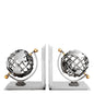 Metal Bookend Set (2) Globe | Cabothousefurniture.com