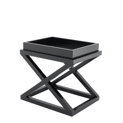 Black Birch Side Table McArthur | Cabothousefurniture.com