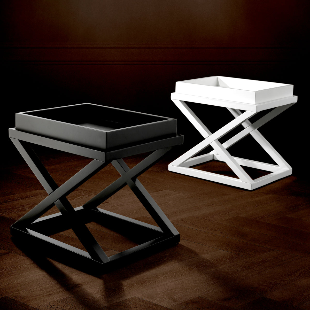 Black Birch Side Table McArthur | Cabothousefurniture.com