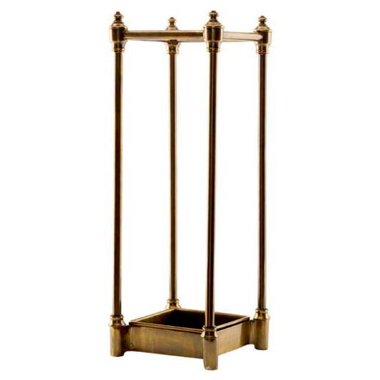 Antique Brass Umbrella Stand Armadale | Cabothousefurniture.com