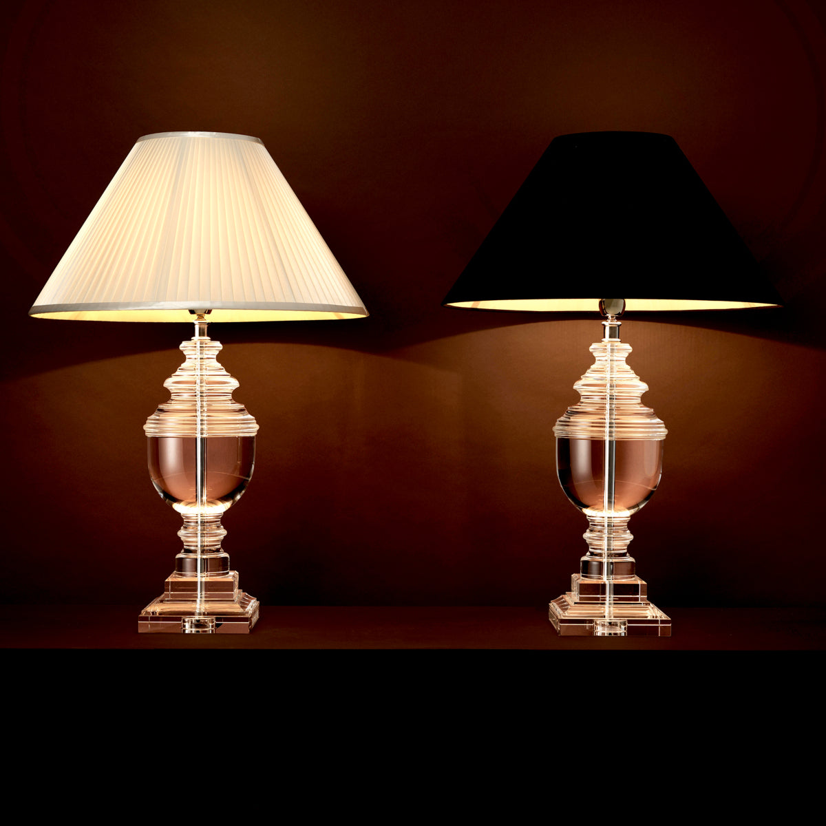 Crystal Table Lamp Noble | Cabothousefurniture.com