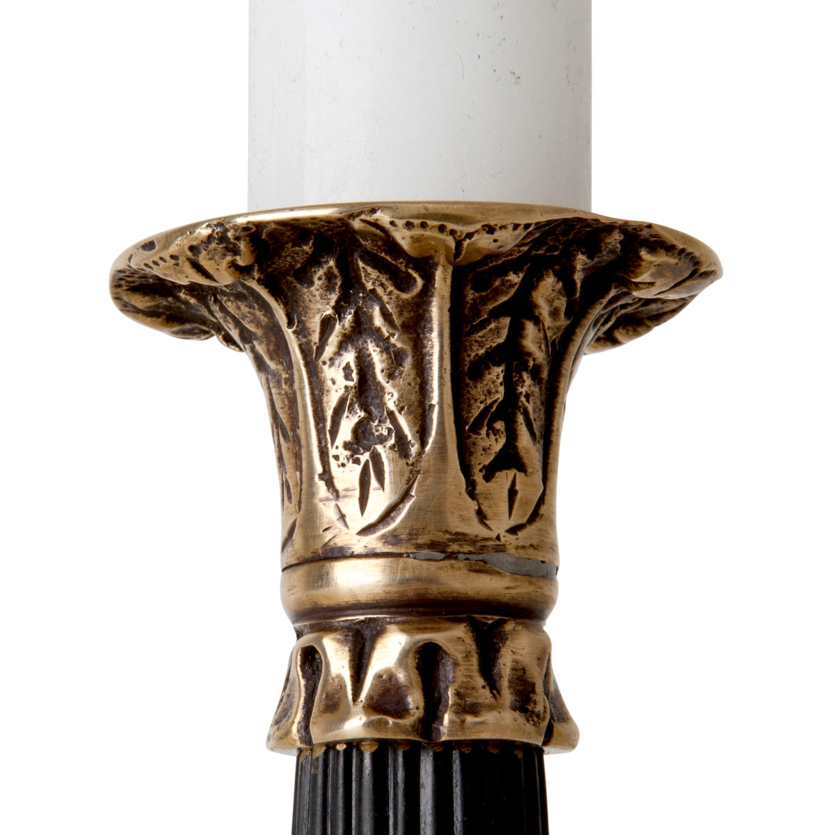 Brass Candle Holder Perignon | Cabothousefurniture.com