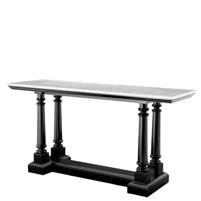 White Marble Console Table Walford | Cabothousefurniture.com