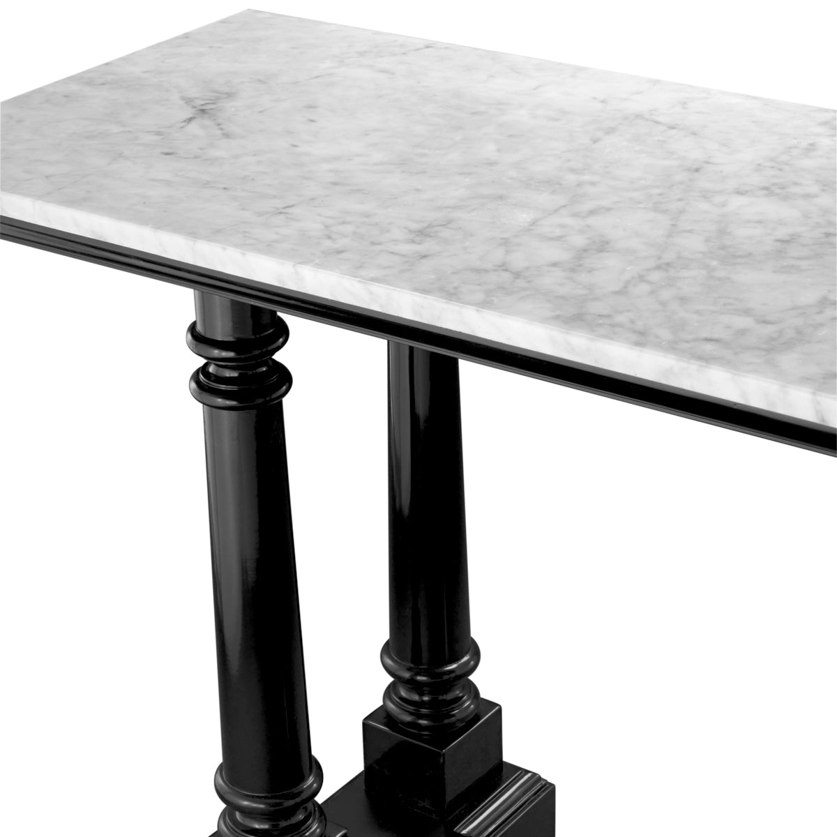 White Marble Console Table Walford | Cabothousefurniture.com